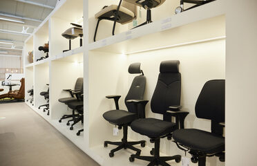 Ergonomische bureaustoelen showroom ergodome