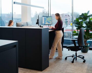 Bureau ergonomique assis debout