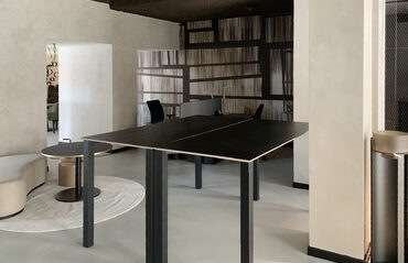 Table de reunion haute bureau moderne