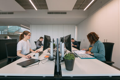 Poste de travail individuel bureau traconord